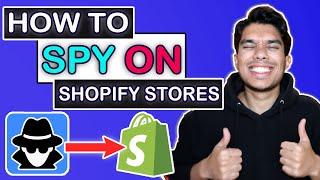 How to SPY on Successful Shopify Stores. #shopify