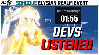 Songque in Simplified Elysian Realm Gameplay | Jovial Deception: Shadowdimmer | Honkai v7.6 Beta