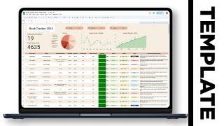 How to make a Book Tracker - Google Sheets Book Tracker Template 2024