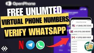 Unlimited Free Virtual Phone Numbers for WhatsApp, PayPal & Netflix Verification | SMS OTP