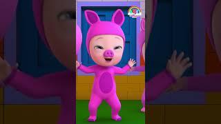 Pigs Dancing | Nursery Rhymes & Kids Songs | Abc Little Learning Corner #shorts