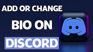 How to Change Bio in Discord | Set a custom playing status on Discord!