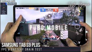 Samsung Galaxy Tab S9 Plus test game PUBG Mobile