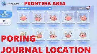 Poring Journal Location at Prontera Areas | Ragnarok Origin Global