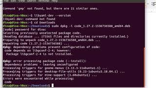 Ubuntu How to install Visual Studio Code & fix package libconf-2-4 not installed