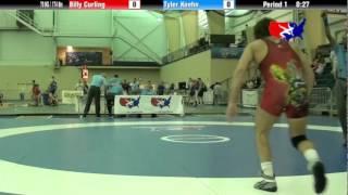 University Nat`ls FS  79 KG / 174 lbs: Billy Curling vs. Tyler Koehn