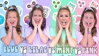 PASTEL BLUE 🩵 VS LILAC  VS MINT  VS PINK  LEARNING EXPRESS SHOPPING CHALLENGE!