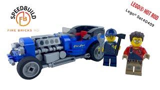 LEGO® Blue Fury Hot Rod Set 40409 - Lego Speed Build Review