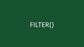 FILTER function in Excel (with 6 examples) | Best new Excel function in decades | Excel Off The Grid