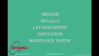 5 kV Diagnostic Insulation Resistance Tester Repair -Megger MIT 520/2