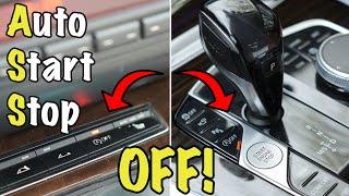 How to DISABLE Auto Start Stop on ANY BMW