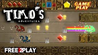 Timo's Adventures  Gameplay  PC Steam [ Free to Play ] 2D runner Game 2021  1080p60FPS