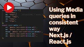 How to use media query in consistent way in css for React/Necxt.js project