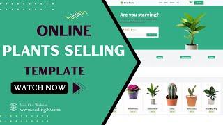 Crazy Plant - Responsive HTML, CSS & Bootstrap Website Template | Buy & Start Selling Plants Online