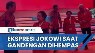 VIRAL Video Megawati Hempaskan Tangan Jokowi di Acara Rakernas, Ekspresi Presiden Disorot