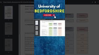 University Of Bedfordshire UK Eligibility |Scholarship And Programs Fee 2024| #scholarship