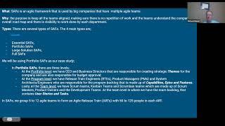 SAFe (Scaled Agile Framework) SSM 6.0 Training