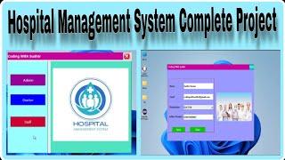 Hospital Management System in Java | Full Tutorial with Source Code, Database Integration & Swing