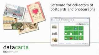 datacarta - Software for collectors of post cards and historical photos