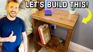 Simple Wood Nightstands | DIY