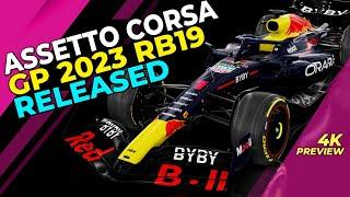 Assetto Corsa F1 2023 RB19 New Mod