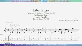 For Classical Guitar with TABs - Astor Piazzolla - Libertango