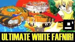 ULTIMATE WHITE  FAFNIR F3! BEYBLADE BURST EVOLUTION APP SHOWCASE! FREE QR CODE!