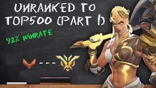 Educational Unranked to Top 500 Junker Queen only - Ep. 1 (92% Winrate Overwatch 2)