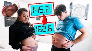 Who Can GAIN The MOST WEIGHT On THANKSGIVING! *CHALLENGE*