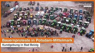 Bauernproteste in Potsdam-Mittelmark | Kundegebung in Bad Belzig