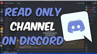 How to Make a Read Only Channel on Discord - 2024