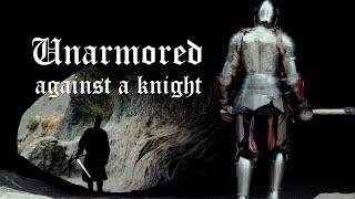 Unarmored fencing master vs fully armored knight | realistic, non-choreographed medieval combat