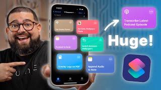 15 NEW iPhone Shortcuts YOU Requested: Auto-Reply Texts, Wallpapers, and Transcribe Podcasts!