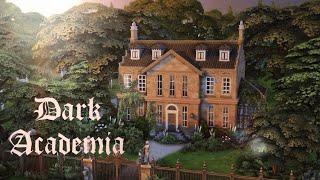 Dark Academia Manor  || The Sims 4 || Speedbuild with Ambience