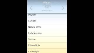 Selecting Whites & Setting Favorites for ilumi Smartbulbs