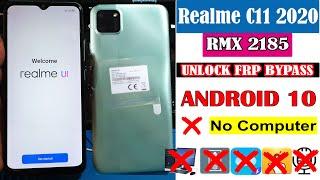 Realme C11 2020 RMX2185 Remove Frp Bypass Android 10 Done100%,RMX2185 Frp Bypss