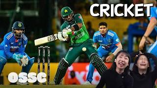 Korean Girls React To Cricket Insane Moments | 𝙊𝙎𝙎𝘾