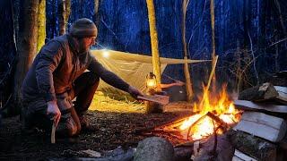 Waking Up to Storm Eunice - Woodland Overnighter