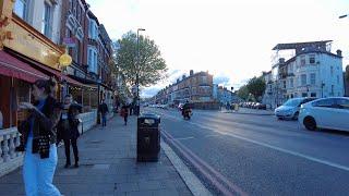 Walking around Clapham Common North Side, Long Road, Battersea Rise, London Walking Tour 4K