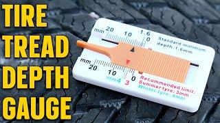 Tire Tread Depth Gauge - Tyre Tread Check - How To Check Your Tire Tread?