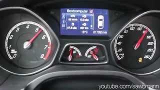 2013 Ford Focus ST 250 HP 0-100 km/h & 0-100 mph Acceleration GPS