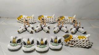 Barongsai dengan motif harimau | Lion dance with tiger strip