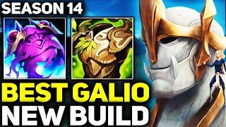 RANK 1 BEST GALIO IN THE WORLD NEW BUILD GAMEPLAY! | Season 14 League of Legends