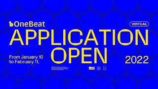 OneBeat Virtual 2022 - Apply Now!