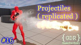 Projectiles - Block and Overlap Collision - Replicated - Making an AI Guard #16 - Multiplayer AI UE5