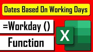 How to Use WORKDAY Function in Excel