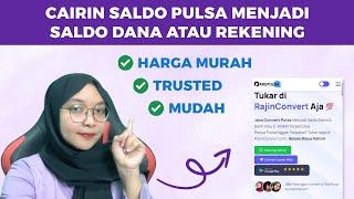 CARA TUKAR PULSA KE SALDO DANA/REKENING TERCEPAT!!! 100% TRUSTED‼️