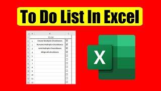 How To Create A To Do List In Excel