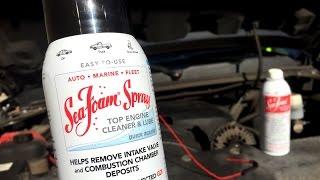 How to clean a gasoline fuel injection air intake with Sea Foam Spray