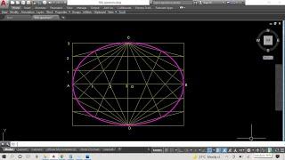 AutoCad Tutorial: How to Construct an Ellipse Using the Rectangular Method